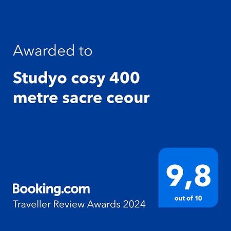 파리 Studyo Cosy 400 Metre Sacre Ceour 아파트 외부 사진